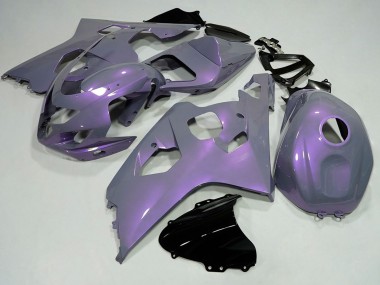 Erschwingliche Honda CBR600RR Motorrad Verkleidung 2007-2008 - Chameleon Grau Dazz Perl Lila