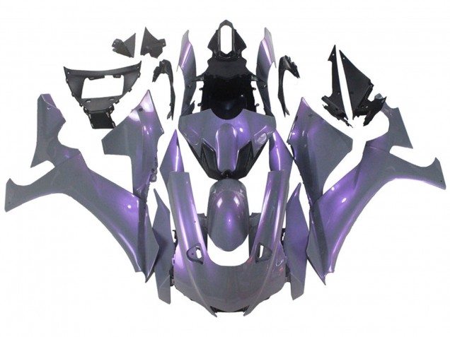 Erschwingliche Yamaha YZF 1000 R1 Motorrad Verkleidung 2020-2025 - Chameleon Grau Dazz Perl Lila