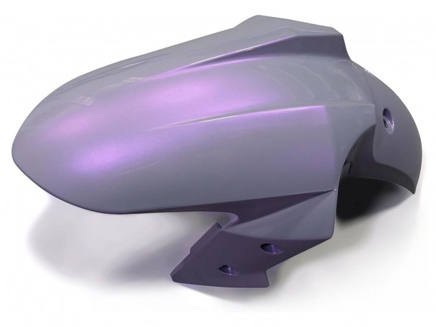 Erschwingliche Kawasaki EX300 Motorrad Verkleidung 2013-2024 - Chameleon Grau Dazz Perl Lila