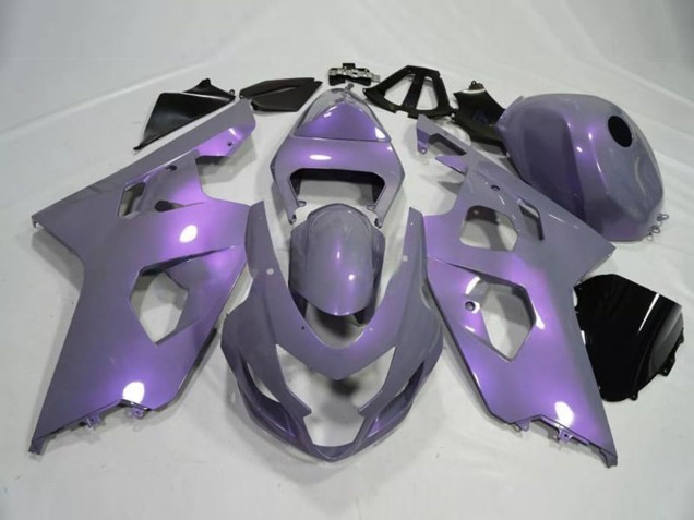 Erschwingliche Suzuki GSXR 600 / GSXR 750 Motorrad Verkleidung 2004-2005 - Chameleon Grau Dazz Perl Lila