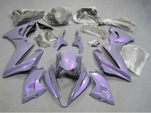 Erschwingliche Suzuki GSX8R Motorrad Verkleidung 2024-2025 - Chameleon Grau Dazz Perl Lila