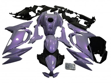 Erschwingliche Kawasaki Ninja 650 EX650 Motorrad Verkleidung 2020-2025 - Chameleon Grau Dazz Perl Lila