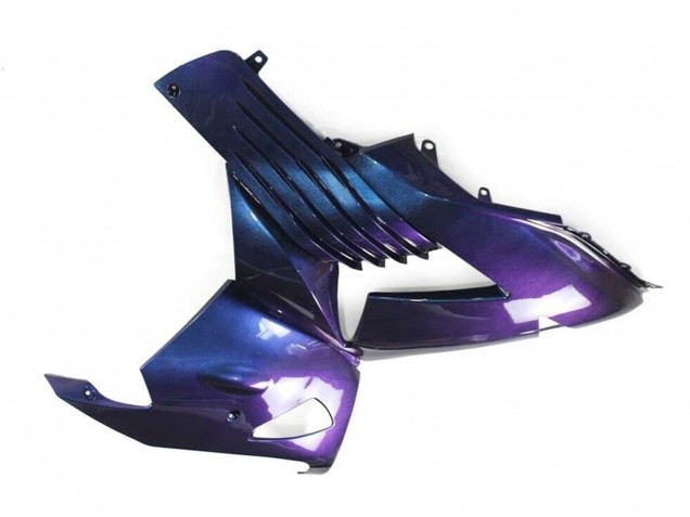 Erschwingliche Kawasaki ZX14R ZZR1400 Motorrad Verkleidung 2006-2011 - Chameleon Blau Lila