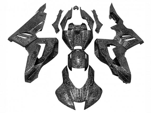 Erschwingliche Honda CBR1000RR-R Motorrad Verkleidung 2020-2023 - Schwarz Geschmiedet Carbonfaser