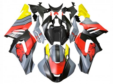 Erschwingliche Honda CBR1000RR-R Motorrad Verkleidung 2020-2023 - Gelb Grau Rot Matt Schwarz