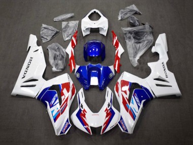 Erschwingliche Honda CBR1000RR-R Motorrad Verkleidung Kit 2020-2023 - Weiss Rot Blau HRC