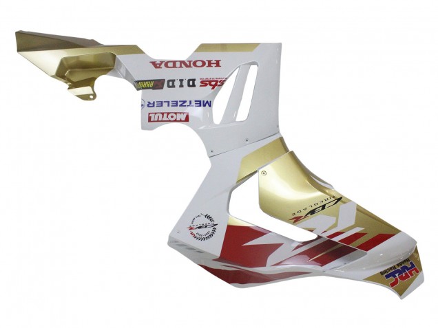 Erschwingliche Honda CBR1000RR-R Motorrad Verkleidung 2020-2023 - Weiss Rot Gold Motul HRC