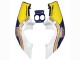 Erschwingliche Honda CBR400RR NC23 Motorrad Verkleidung 1987-1989 - Weiss Gelb Blau Rothmans