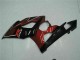 Erschwingliche Suzuki GSXR 1000 Motorrad Verkleidung 2005-2006 - Rot Glanzendes Schwarz