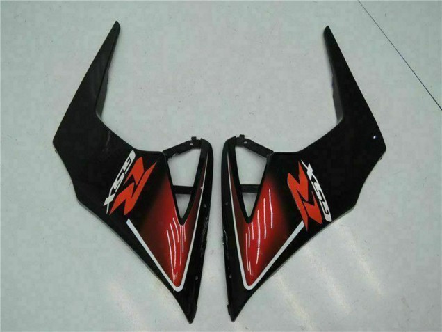 Erschwingliche Suzuki GSXR 1000 Motorrad Verkleidung 2005-2006 - Rot Glanzendes Schwarz