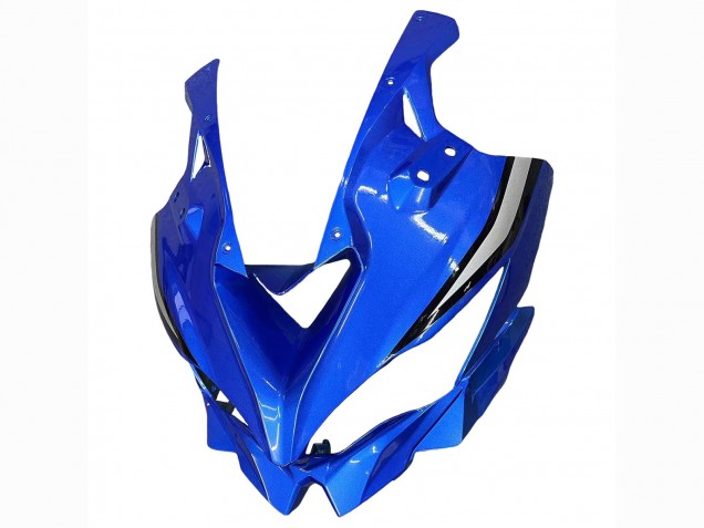 Erschwingliche Kawasaki ZX25R ZX-25R Motorrad Verkleidung 2019-2025 - Blau Weiss Matt Schwarz