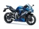 Erschwingliche Kawasaki ZX25R ZX-25R Motorrad Verkleidung 2019-2025 - Blau Weiss Matt Schwarz