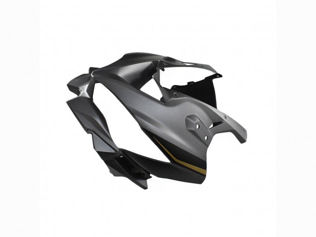 Erschwingliche Kawasaki ZX25R ZX-25R Motorrad Verkleidung 2019-2025 - Grau Gold Glanzendes Schwarz