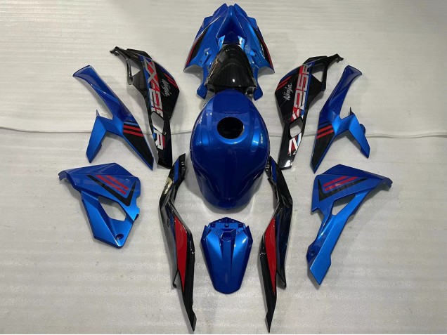 Erschwingliche Kawasaki ZX25R ZX-25R Motorrad Verkleidung 2019-2025 - Blau Rot Grau