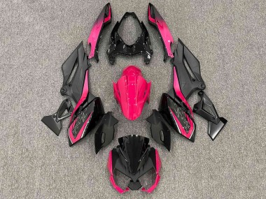 Erschwingliche Kawasaki Z400 Motorrad Verkleidung 2018-2024 - Matt Schwarz Bright Rosa