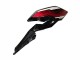 Erschwingliche Kawasaki Z400 Motorrad Verkleidung 2018-2024 - Bonbon Rot Glanzendes Schwarz