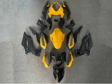 Erschwingliche Kawasaki Z400 Motorrad Verkleidung 2018-2024 - Gelb Schwarz