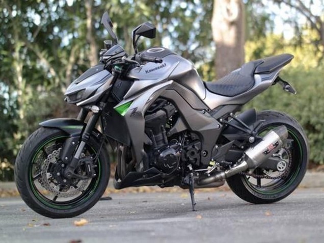 Erschwingliche Kawasaki Z400 Motorrad Verkleidung 2018-2024 - Grau