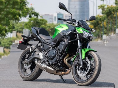 Erschwingliche Kawasaki Ninja Z650 Motorrad Verkleidung 2020-2023 - Grun Schwarz