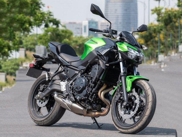 Erschwingliche Kawasaki Ninja Z650 Motorrad Verkleidung 2020-2023 - Grun Schwarz
