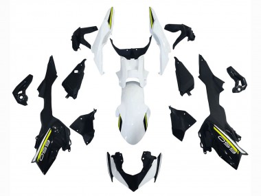 Erschwingliche Kawasaki Ninja Z650 Motorrad Verkleidung 2020-2023 - Weiss Schwarz Grun