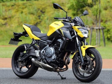 Erschwingliche Kawasaki Ninja Z650 Motorrad Verkleidung 2017-2019 - Gelb Schwarz