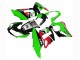 Erschwingliche Kawasaki Z1000SX Motorrad Verkleidung 2010-2016 - Grun Rot Glanzendes Schwarz Elf 35