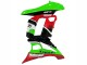 Erschwingliche Kawasaki Z1000SX Motorrad Verkleidung 2010-2016 - Grun Rot Glanzendes Schwarz Elf 35