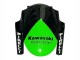 Erschwingliche Kawasaki Z1000SX Motorrad Verkleidung 2010-2016 - Grun Rot Glanzendes Schwarz Elf 35