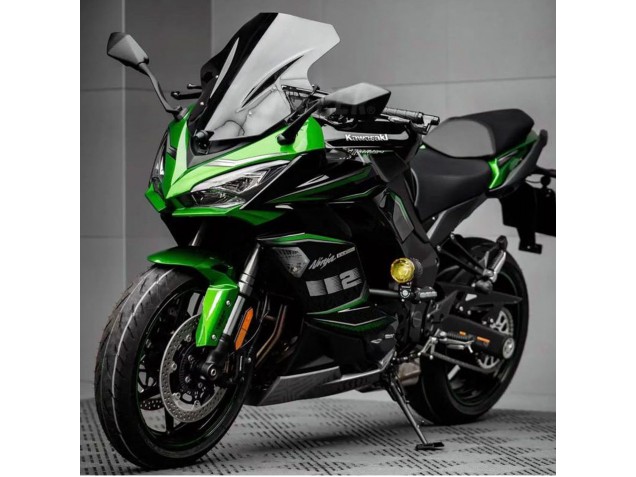 Erschwingliche Kawasaki Z1000SX Motorrad Verkleidung 2020-2025 - Schwarz Grun Ninja
