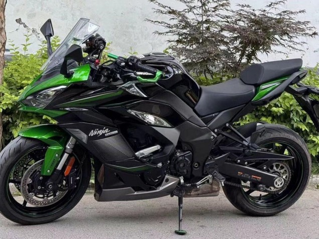 Erschwingliche Kawasaki Z1000SX Motorrad Verkleidung 2020-2025 - Schwarz Grau Grun Ninja