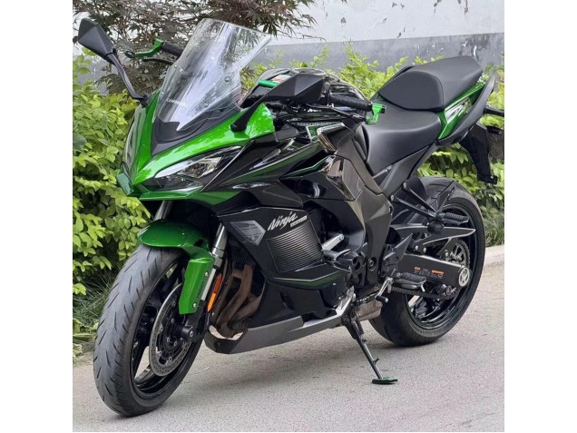 Erschwingliche Kawasaki Z1000SX Motorrad Verkleidung 2020-2025 - Schwarz Grau Grun Ninja