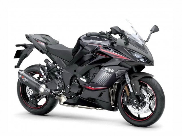 Erschwingliche Kawasaki Z1000SX Motorrad Verkleidung 2020-2025 - Schwarz Silber Ninja