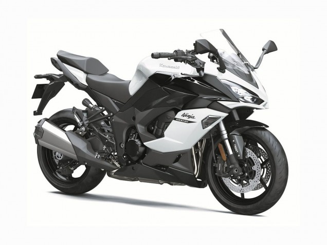 Erschwingliche Kawasaki Z1000SX Motorrad Verkleidung 2020-2025 - Weiss Schwarz Ninja