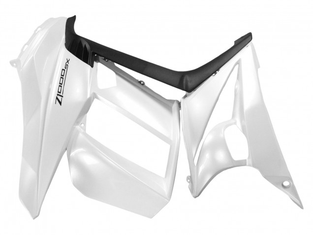 Erschwingliche Kawasaki Z1000SX Motorrad Verkleidung 2010-2016 - Perl Weiss Schwarz