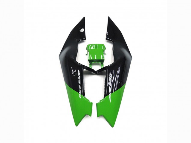 Erschwingliche Kawasaki ZXR250 Motorrad Verkleidung 1989-1990 - Grun Glanzendes Schwarz Elf Touch4 Bridgestone