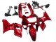 Erschwingliche Kawasaki ZZR400 Motorrad Verkleidung 1993-2007 - Rot Schwarz Flamme