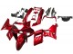 Erschwingliche Kawasaki ZZR400 Motorrad Verkleidung 1993-2007 - Rot Schwarz Flamme