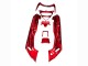 Erschwingliche Kawasaki ZZR400 Motorrad Verkleidung 1993-2007 - Rot Schwarz Flamme