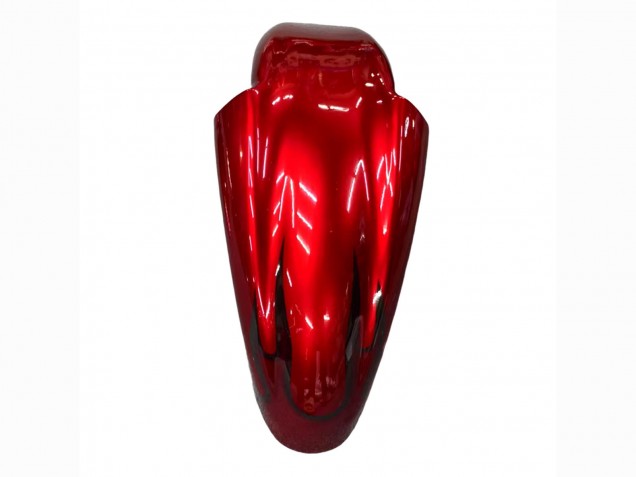 Erschwingliche Kawasaki ZZR400 Motorrad Verkleidung 1993-2007 - Rot Schwarz Flamme