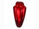 Erschwingliche Kawasaki ZZR400 Motorrad Verkleidung 1993-2007 - Rot Schwarz Flamme