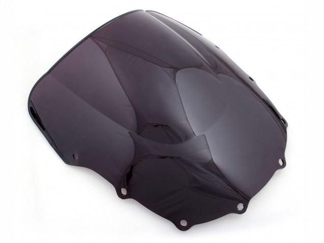 Erschwingliche Kawasaki ZZR600 Motorrad Verkleidung 1998-2003 - Rot mit Schwarz Flamme