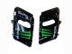 Erschwingliche Kawasaki ZZR400 Motorrad Verkleidung 1993-2007 - Grun Glanzendes Schwarz Grun Monster Elf Touch4 Bridgestone