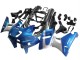 Erschwingliche Kawasaki ZZR400 Motorrad Verkleidung 1993-2007 - Blau Silber Schwarz