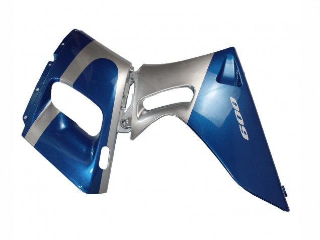 Erschwingliche Kawasaki ZZR400 Motorrad Verkleidung 1993-2007 - Blau Silber Schwarz