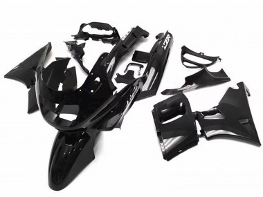 Erschwingliche Kawasaki ZZR400 Motorrad Verkleidung 1993-2007 - Glanzendes Schwarz
