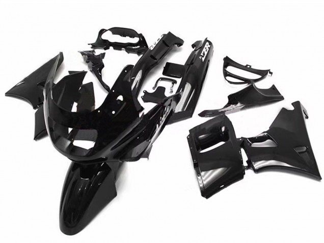 Erschwingliche Kawasaki ZZR400 Motorrad Verkleidung 1993-2007 - Glanzendes Schwarz