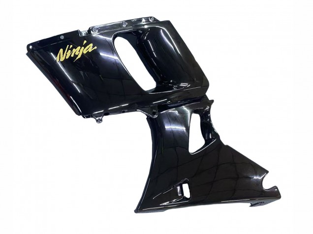 Erschwingliche Kawasaki ZZR400 Motorrad Verkleidung 1993-2007 - Glanzendes Schwarz Gold Ninja