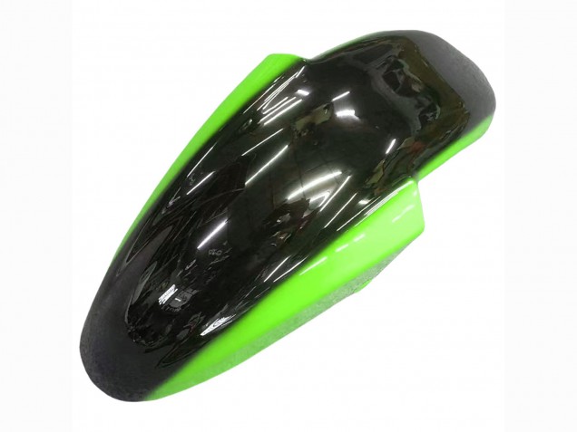 Erschwingliche Kawasaki ZZR400 Motorrad Verkleidung 1993-2007 - Grun Glanzendes Schwarz Flamme