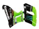 Erschwingliche Kawasaki ZZR400 Motorrad Verkleidung 1993-2007 - Grun Glanzendes Schwarz Blau Monster Elf Touch4 Bridgestone